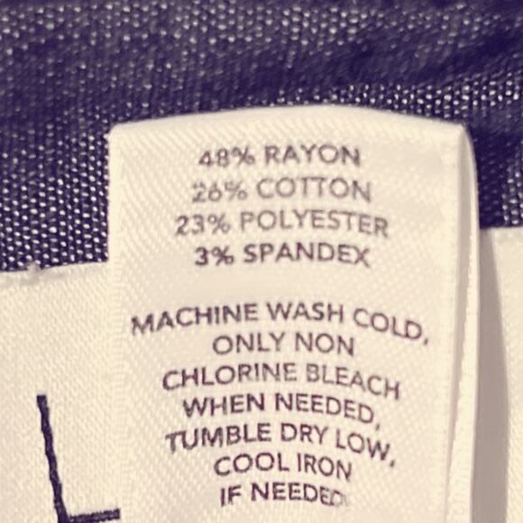 Ann Taylor LOFT Gray Julie Wide Leg Dress Trouser Pants Lightweight Size 4 - Picture 6 of 6